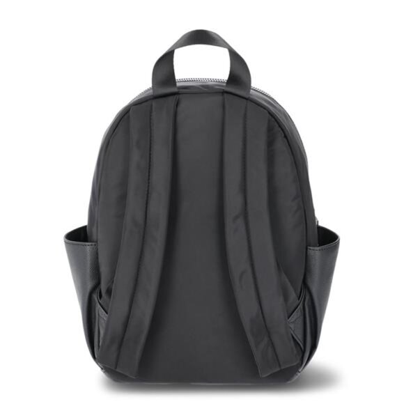 Women's Dome Pocket Backpack with Pouch, Black - Picture 2 of 5